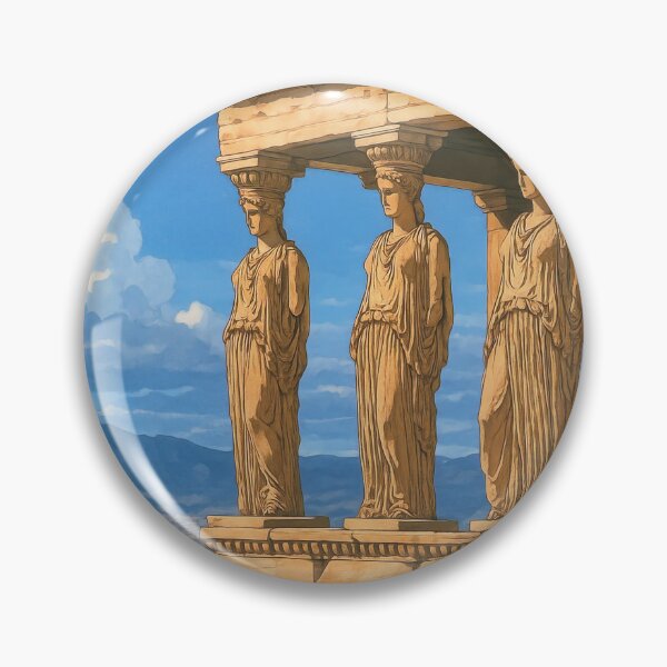 Artikelvorschau, Die Karyatiden auf der Athener Akropolis entworfen und verkauft von KAI-Studio.