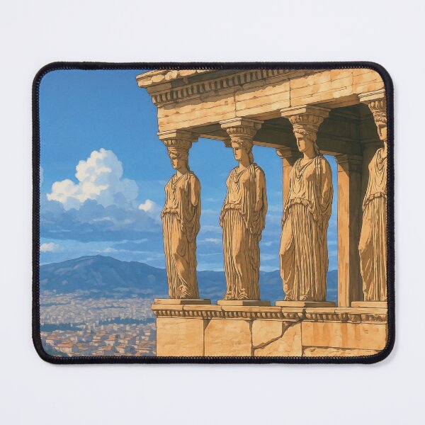 Item preview, The Caryatids at Athens Acropolis designed and sold by KAI-Studio.