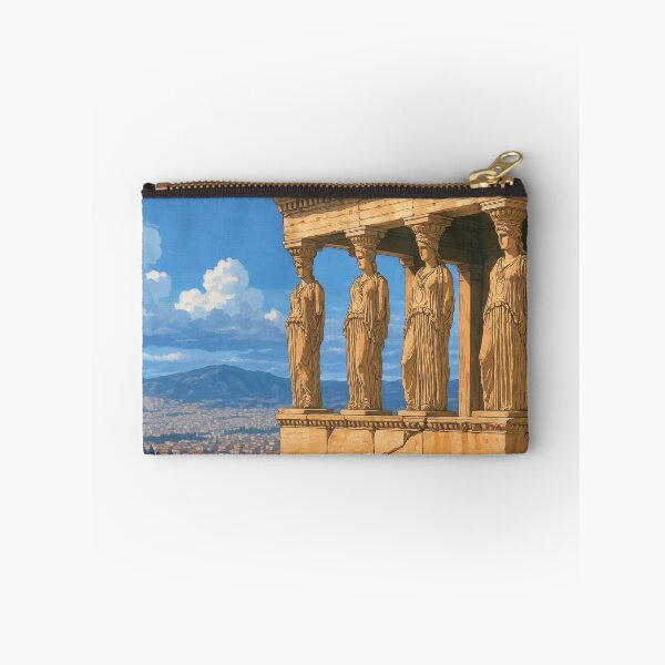 Artikelvorschau, Die Karyatiden auf der Athener Akropolis entworfen und verkauft von KAI-Studio.