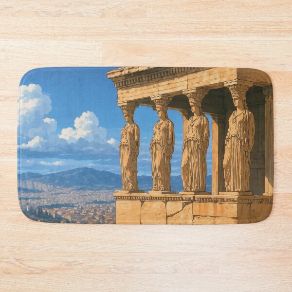 Item preview, The Caryatids at Athens Acropolis designed and sold by KAI-Studio.