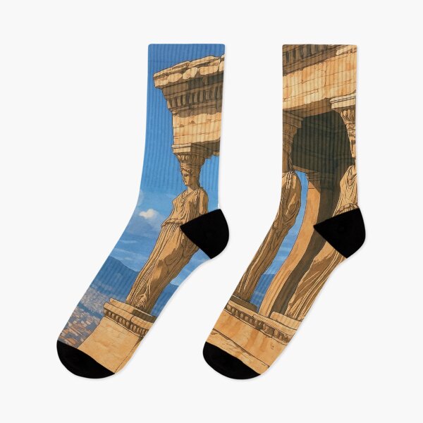 Item preview, The Caryatids at Athens Acropolis designed and sold by KAI-Studio.