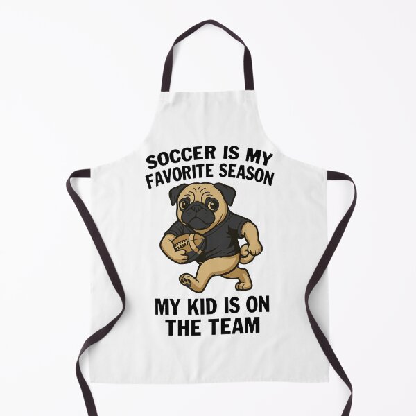 Item preview, SOCCER PUG- MY KID IS ON THE TEAM designed and sold by ZHUGUI.