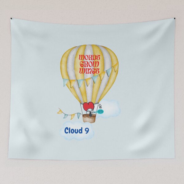 Item preview, Badminton (Cloud 9) designed and sold by Words Grow Wings.
