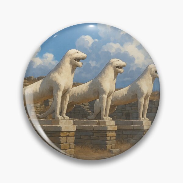 Item preview, The Terrace of the Lions at Delos designed and sold by KAI-Studio.