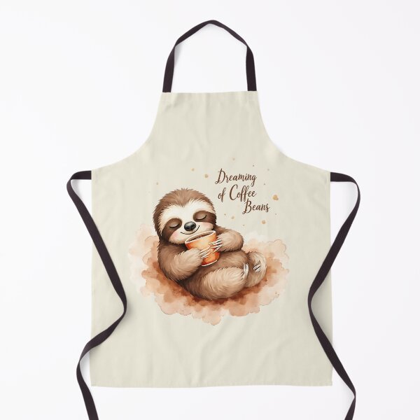 Item preview, Dreaming of Coffee Beans - Sloth & Cozy Dreams designed and sold by Brewtiful Style.