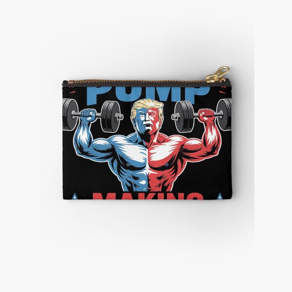 Item preview, Donald Pump Swole America Trump Weight Lifting Gym Fitness designed and sold by Nekusa.