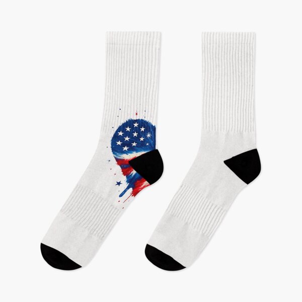Item preview, Tie dye Heart USA Flag Colors white, Red & Blue 4th Of July designed and sold by MOHITSALVI.