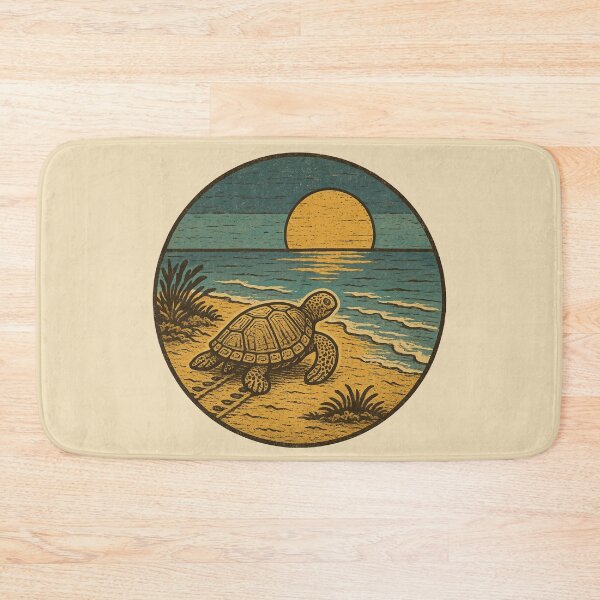 Item preview, Turtle on the Beach Moonrise Ocean designed and sold by Sturdust.