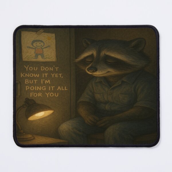 Item preview, You Don’t Know It Yet, But I’m Doing It All for You – Raccoon Parent Art designed and sold by Neovibe Print.
