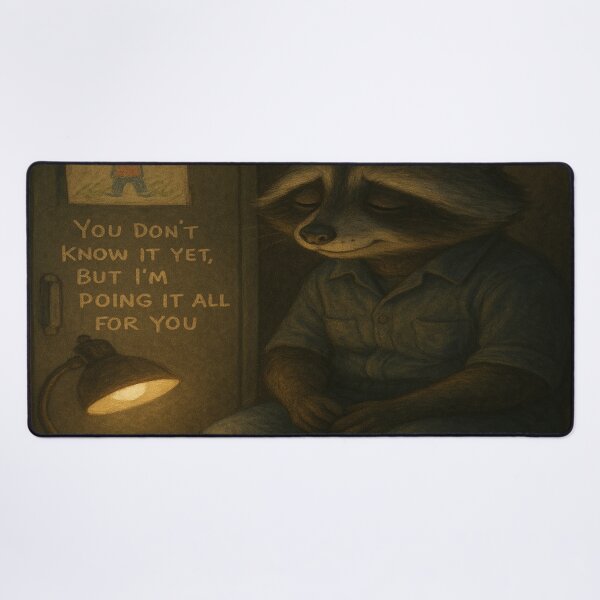 Item preview, You Don’t Know It Yet, But I’m Doing It All for You – Raccoon Parent Art designed and sold by Neovibe Print.