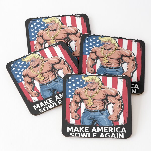 Item preview, Donald Pump Trump Swole Again Weight Lifting Workout designed and sold by Nekusa.