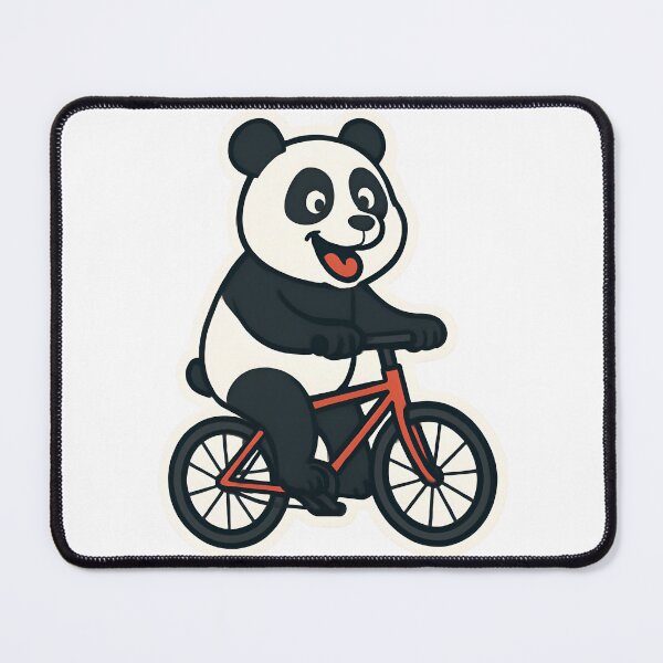 Item preview, Cute Panda Riding A Bicycle designed and sold by HobsS.