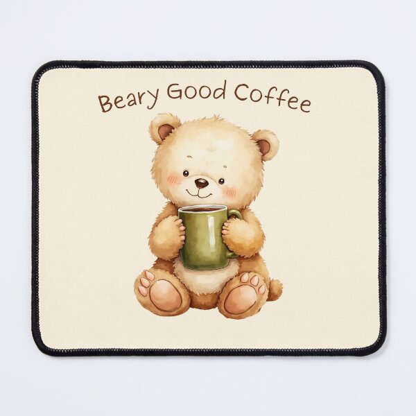 Item preview, Beary Good Coffee - Cute Bear Cub & Cozy Brew designed and sold by Brewtiful Style.