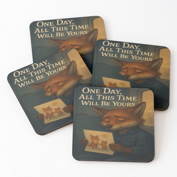 Item preview, One Day, All This Time Will Be Yours – Fox Parent Art designed and sold by Neovibe Print.