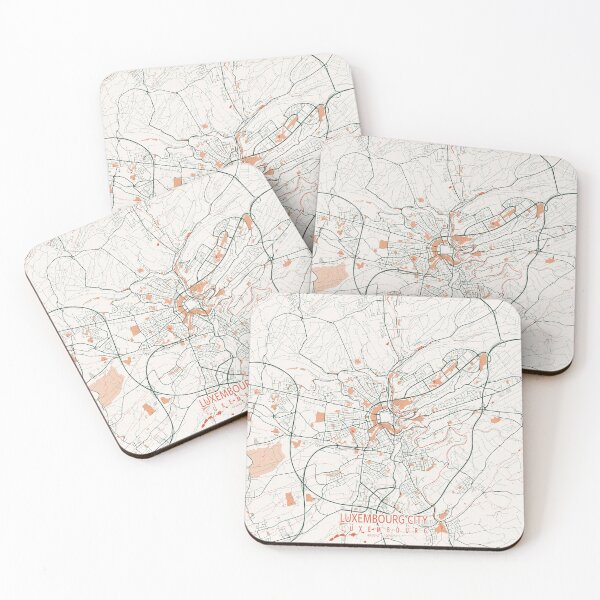Item preview, Luxembourg City Map - Bohemian designed and sold by deMAP.