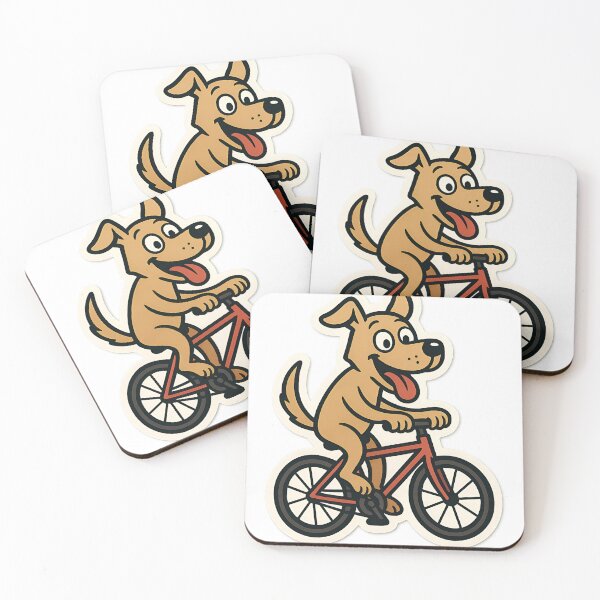 Item preview, Funny Dog Riding a Bicycle designed and sold by HobsS.