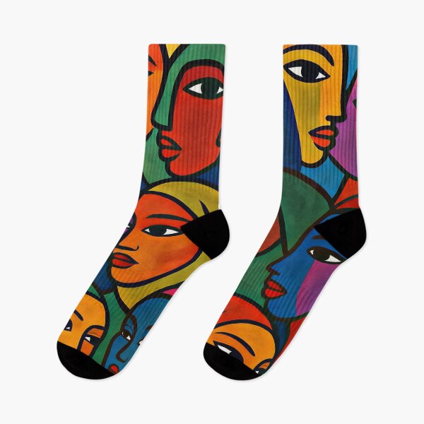 Item preview, Spectrum of Sisterhood: Abstract Faces of Unity designed and sold by K3DreamKreations .