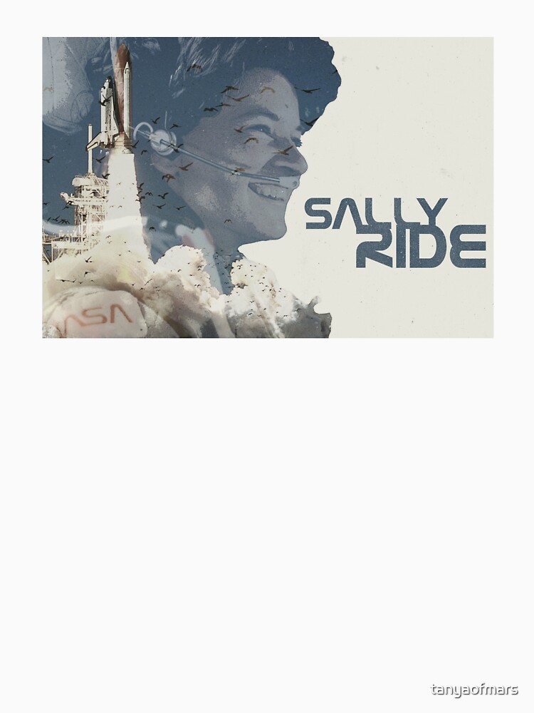 Thumbnail 7 of 7, Classic T-Shirt, Sally Ride designed and sold by tanyaofmars.