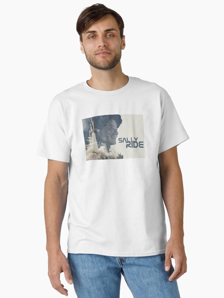 Thumbnail 2 of 7, Classic T-Shirt, Sally Ride designed and sold by tanyaofmars.