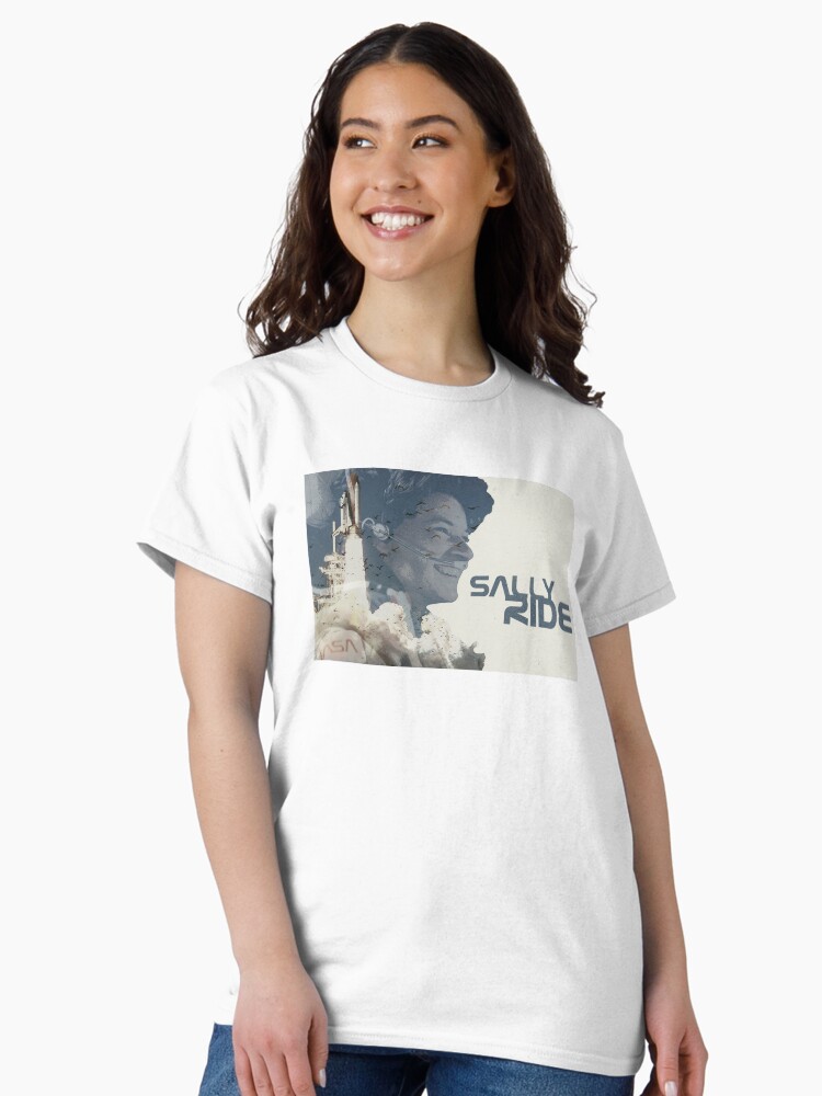 Thumbnail 1 of 7, Classic T-Shirt, Sally Ride designed and sold by tanyaofmars.