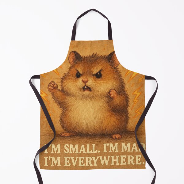 Item preview, I’m Small. I’m Mad. I’m Everywhere. – Angry Hamster Art designed and sold by Neovibe Print.