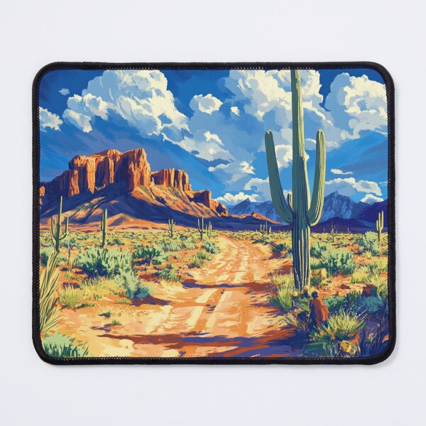 Item preview, Arizona Desert Landscape Trail designed and sold by Myra365Art.