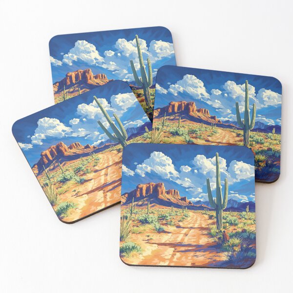 Item preview, Arizona Desert Landscape Trail designed and sold by Myra365Art.