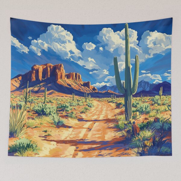 Item preview, Arizona Desert Landscape Trail designed and sold by Myra365Art.