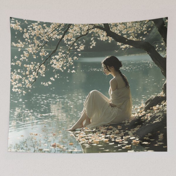 Item preview, Serenity by the Blossom Lake designed and sold by Manuel Rinaldi.