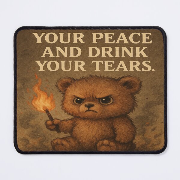 Item preview,  I Will Burn Your Peace and Drink Your Tears – Chaos Bear Art designed and sold by Neovibe Print.