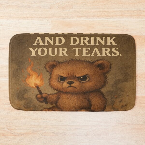 Item preview,  I Will Burn Your Peace and Drink Your Tears – Chaos Bear Art designed and sold by Neovibe Print.