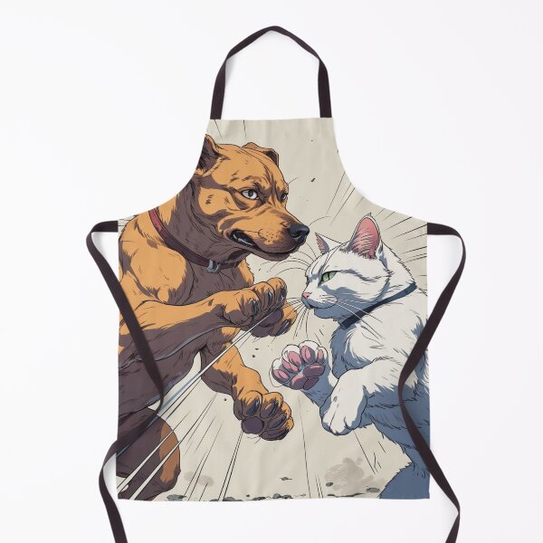Item preview, Adorable Dog and Cat Art – Cute & Funny Pet Lover Gift designed and sold by dog&cat.