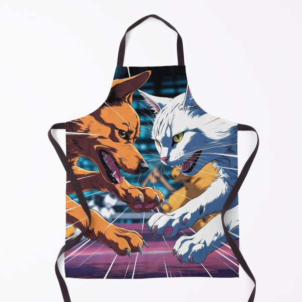 Item preview, Adorable Dog and Cat Art – Cute & Funny Pet Lover Gift designed and sold by dog&cat.