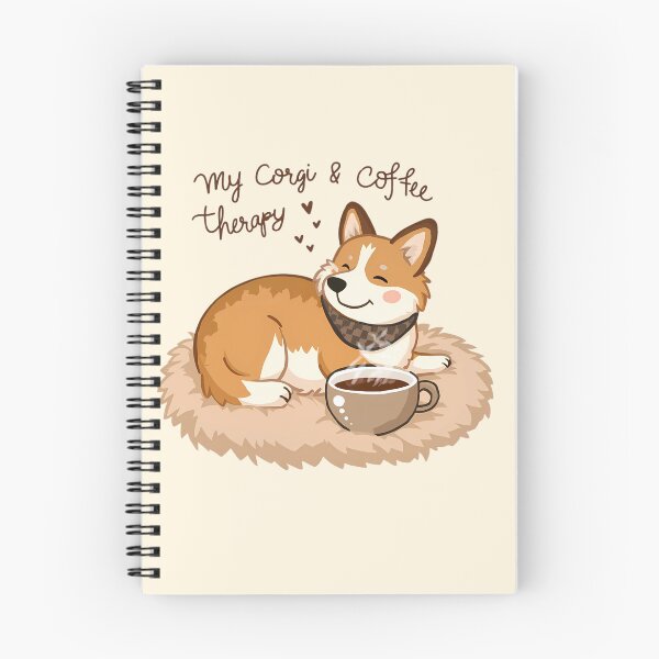 Item preview, My Corgi & Coffee Therapy - Cute Corgi & Bliss designed and sold by Brewtiful Style.