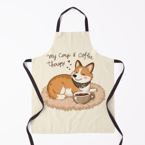 Item preview, My Corgi & Coffee Therapy - Cute Corgi & Bliss designed and sold by Brewtiful Style.
