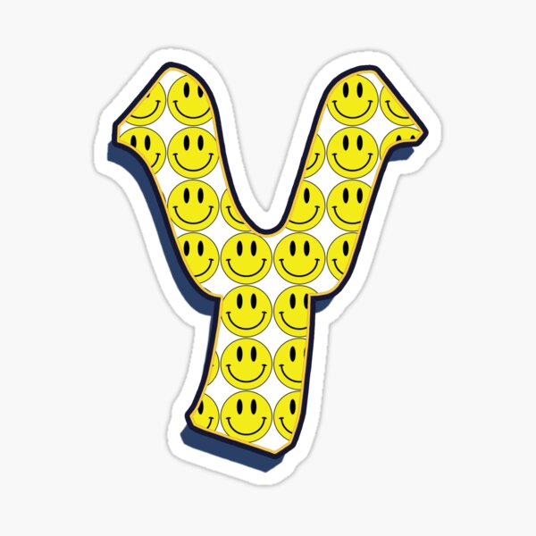 Letter Y - Smile Sticker