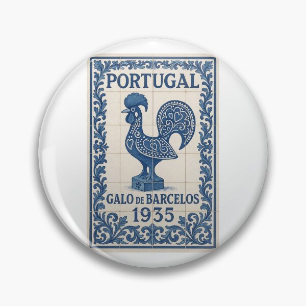 Item preview, 1935 Portugal Rooster of Barcelos Travel Poster  designed and sold by retrographics.