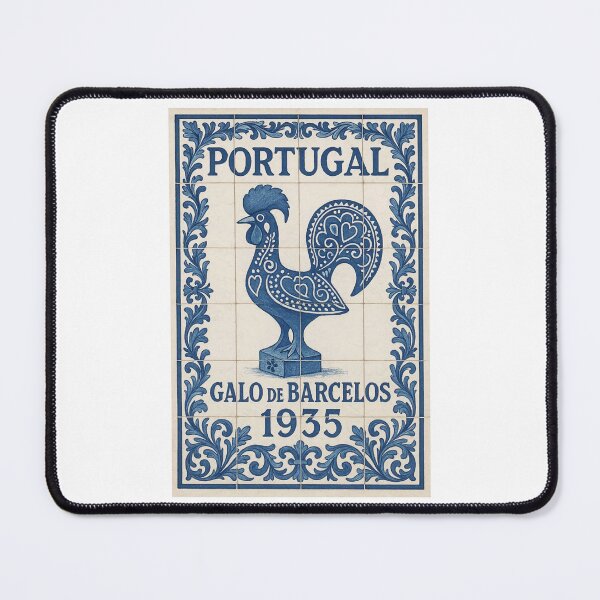 Item preview, 1935 Portugal Rooster of Barcelos Travel Poster  designed and sold by retrographics.