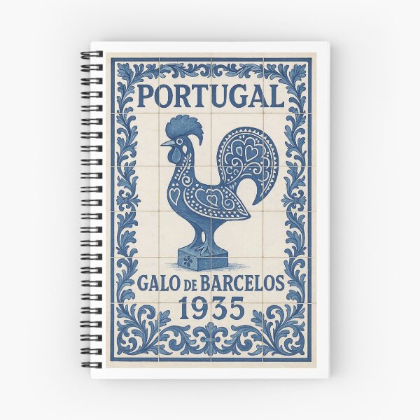 Item preview, 1935 Portugal Rooster of Barcelos Travel Poster  designed and sold by retrographics.