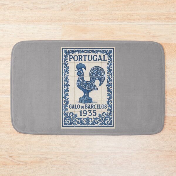 Item preview, 1935 Portugal Rooster of Barcelos Travel Poster  designed and sold by retrographics.