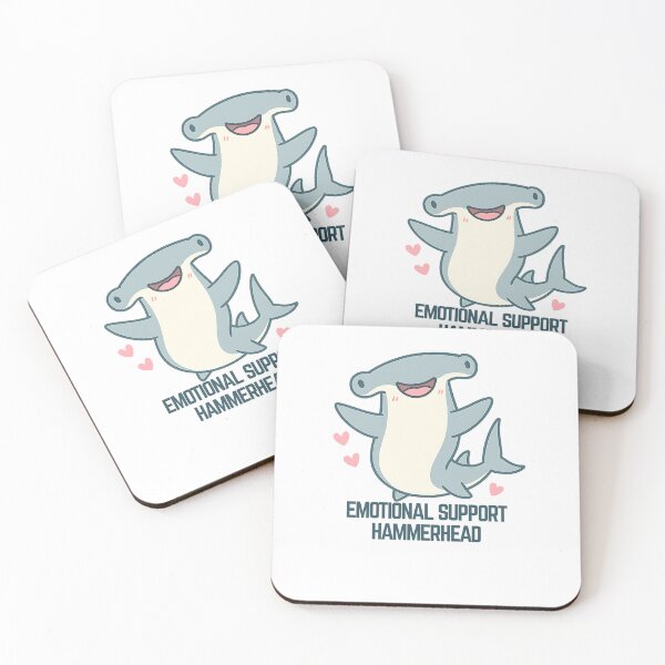 Item preview, Emotional Support Hammerhead Shark – Funny Ocean Animal Design for Mental Health, Sea Life & Shark Lovers designed and sold by Anna T..