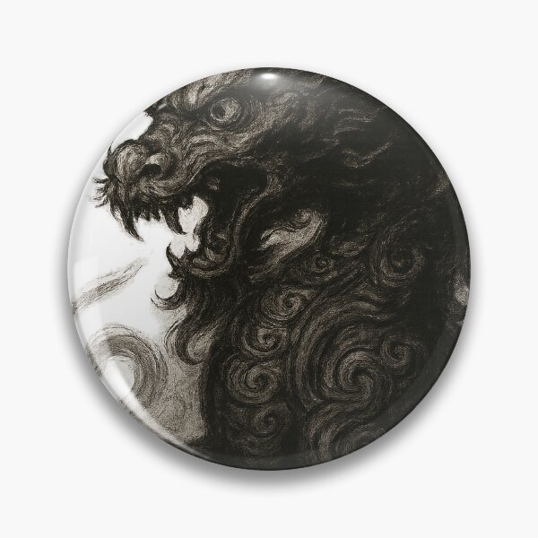 Item preview, Fierce Ink Dragon – Traditional Brush Art designed and sold by Aecplaza.