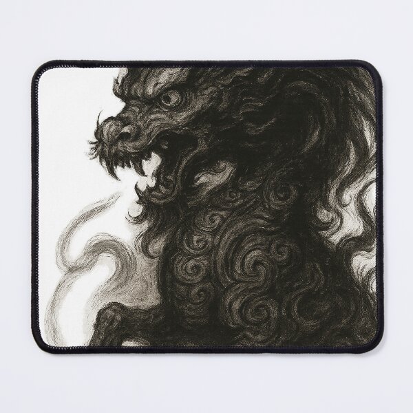 Item preview, Fierce Ink Dragon – Traditional Brush Art designed and sold by Aecplaza.