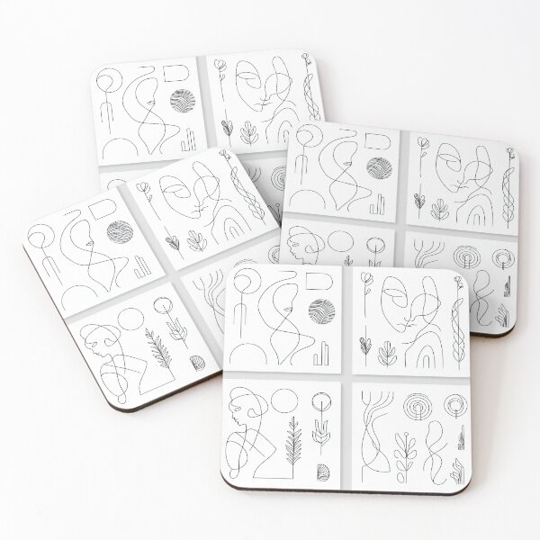 Item preview, Abstract Line Art Collection designed and sold by VIDURBHANDAARI.