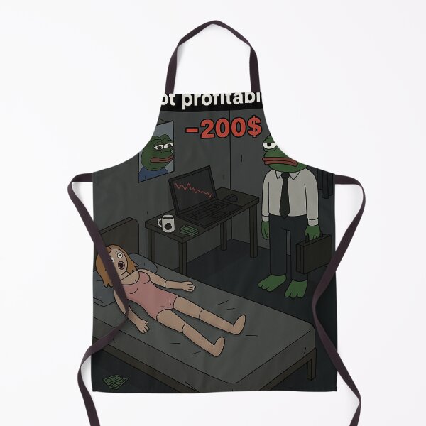 Item preview, When You Are Not Profitable – Degen Meme Comic designed and sold by Aecplaza.