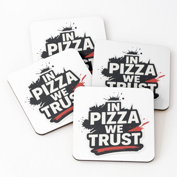 Item preview, In Pizza We Trust – Urban Street Art Sticker designed and sold by Aecplaza.