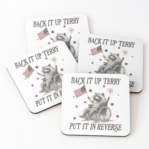Item preview, Back It Up Terry Put It In Reverse 4Th Of July Racoon Meme designed and sold by Cute-Collection.