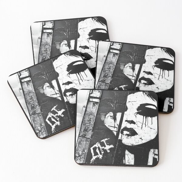 Item preview, Print0037 - GRIME DROPS - Tag it Your Way - Graffiti Tagger Blank - urban noir grunge backdrop, grayscale-style templates for Street Artists, Taggers, Bomberz • GRAFFITI BLANKS • Tag-Ready | Art-Ready designed and sold by NoveltyVariety.