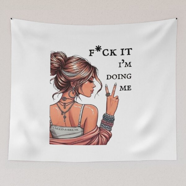 Item preview, F*ck It I'm Doing Me - Self Love Quotes designed and sold by Vicky021.