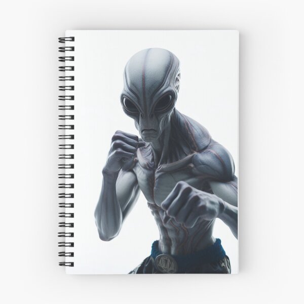 Item preview, Now Alien is training Muay Thai. designed and sold by Aecplaza.